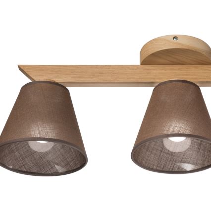 Brilagi - LED  Tvirtinamas sietynas ANTHONY 3xE14/40W/230V ąžuolas/ruda