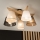 Brilagi - LED  Tvirtinamas sietynas ANTHONY 5xE14/40W/230V ąžuolas