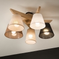 Brilagi - LED  Tvirtinamas sietynas ANTHONY 5xE14/40W/230V ąžuolas