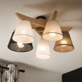 Brilagi - LED  Tvirtinamas sietynas ANTHONY 5xE14/40W/230V ąžuolas