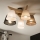 Brilagi - LED  Tvirtinamas sietynas ANTHONY 5xE14/40W/230V ąžuolas