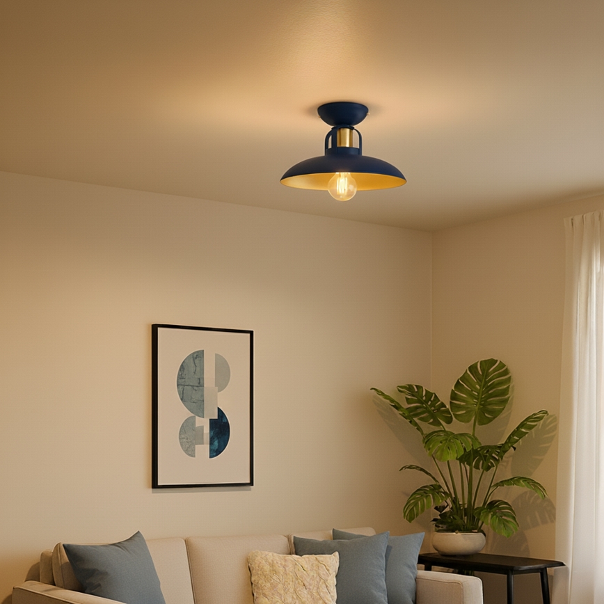 Brilagi - LED Tvirtinamas sietynas FLAMENGO 1xE27/60W/230V mėlyna