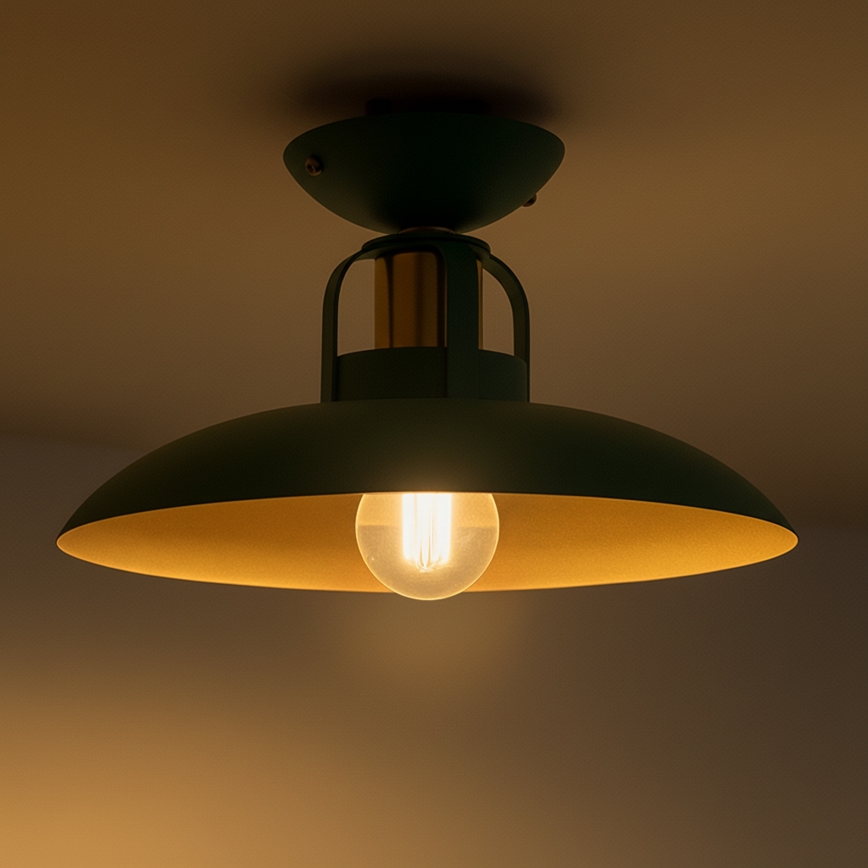 Brilagi - LED Tvirtinamas sietynas FLAMENGO 1xE27/60W/230V žalia