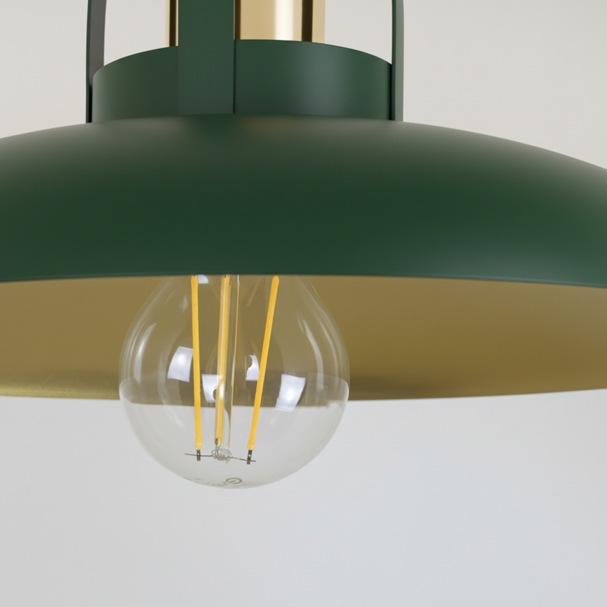 Brilagi - LED Tvirtinamas sietynas FLAMENGO 1xE27/60W/230V žalia