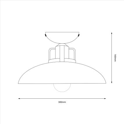 Brilagi - LED Tvirtinamas sietynas FLAMENGO 1xE27/60W/230V žalia