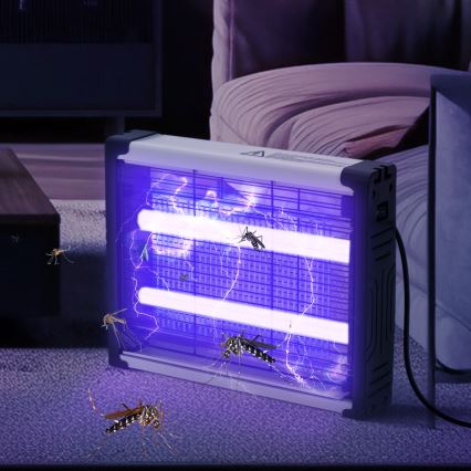Brilagi - LED UV elektrinė vabzdžių gaudyklė 2xLED/7,5W/230V 90 m2