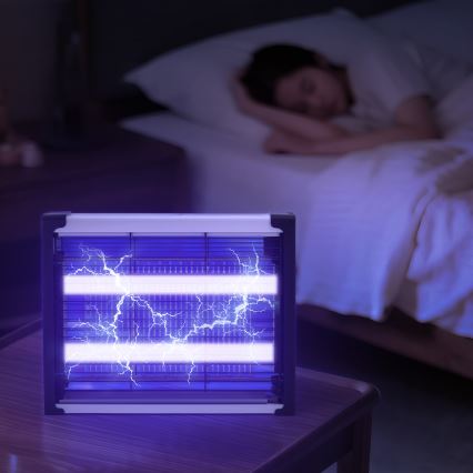 Brilagi - LED UV elektrinė vabzdžių gaudyklė 2xLED/7,5W/230V 90 m2