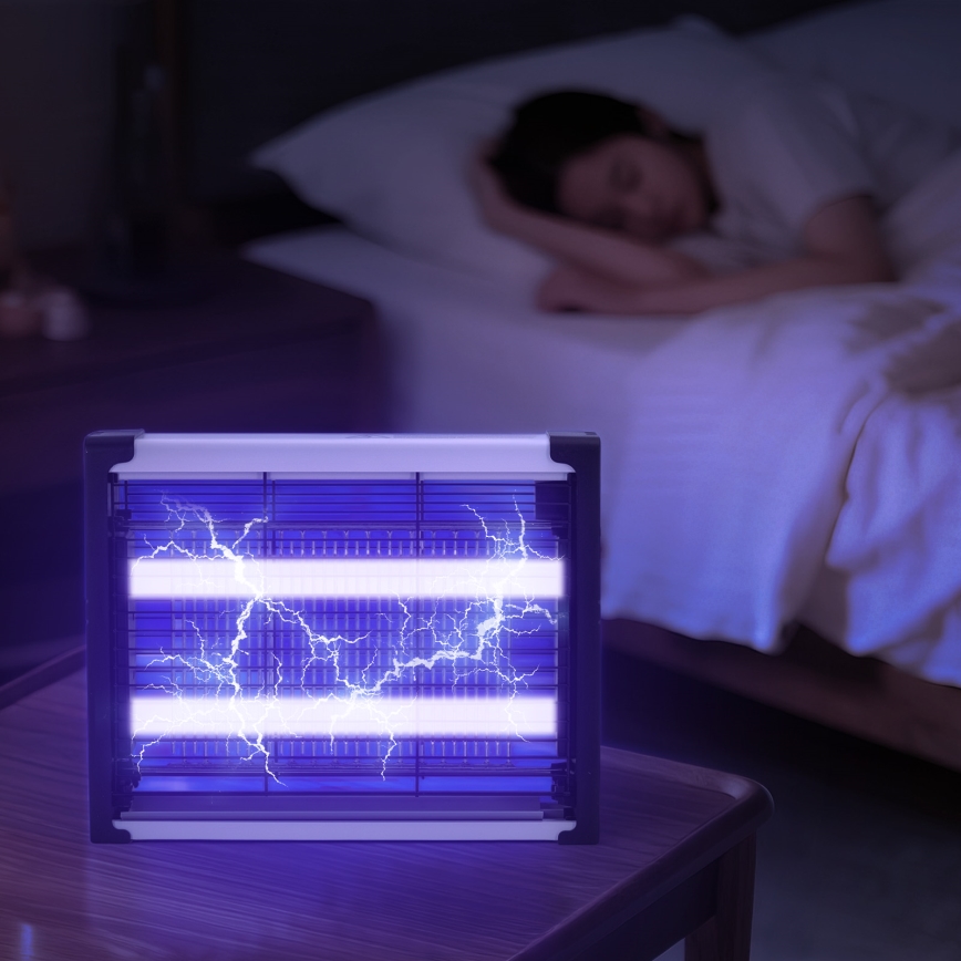 Brilagi - LED UV elektrinė vabzdžių gaudyklė 2xLED/7,5W/230V 90 m2