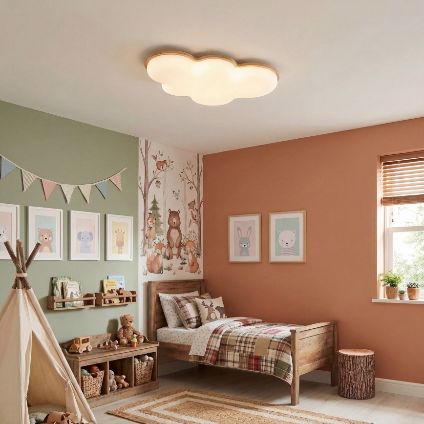 Brilagi - LED vaikiškas lubinis šviestuvas CLOUD LED/54W/230V baltas