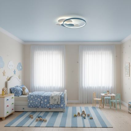 Brilagi - LED vaikiškas lubinis šviestuvas LOVE LED/48W/230V 3000/4500/6000K mėlynas