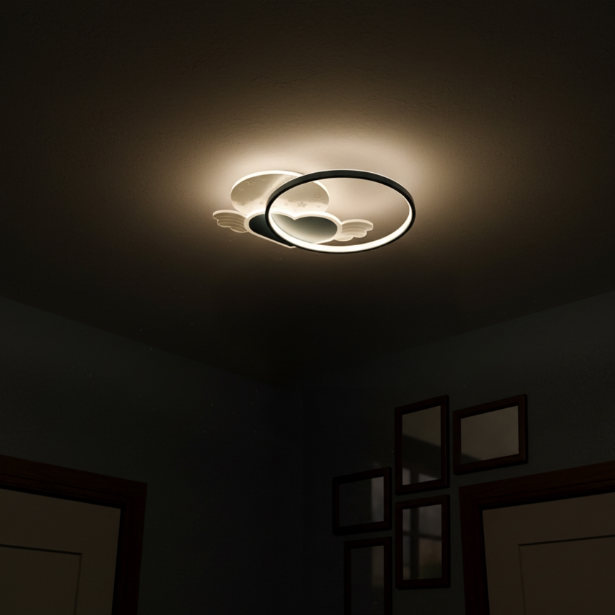 Brilagi - LED vaikiškas lubinis šviestuvas LOVE LED/48W/230V 3000/4500/6000K mėlynas