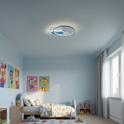 Brilagi - LED vaikiškas lubinis šviestuvas LOVE LED/48W/230V 3000/4500/6000K mėlynas