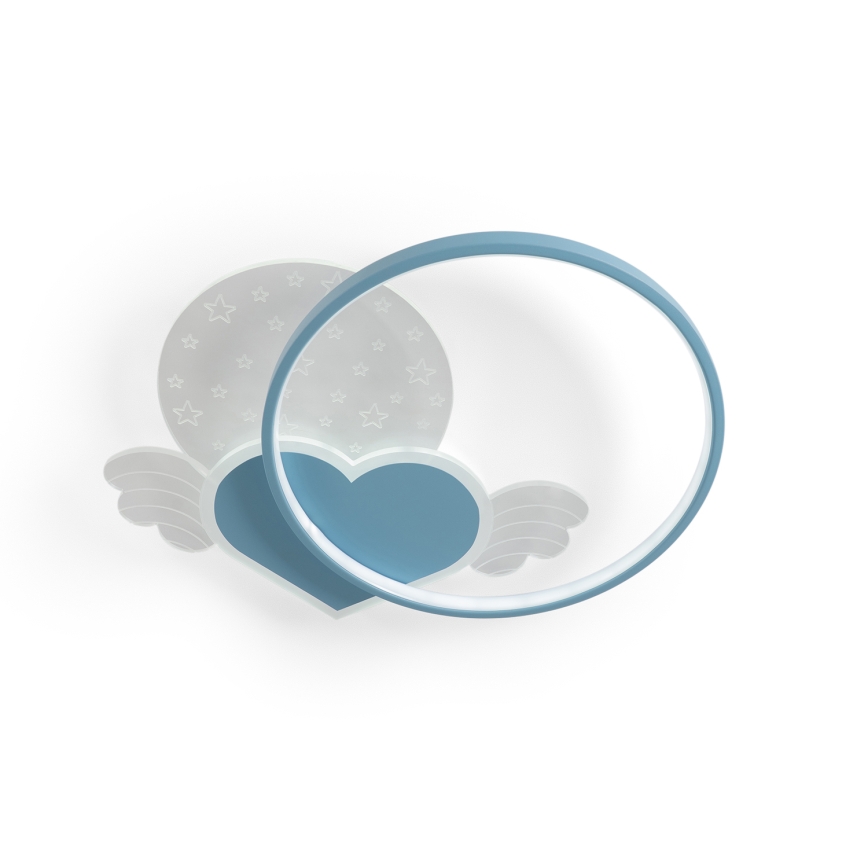 Brilagi - LED vaikiškas lubinis šviestuvas LOVE LED/48W/230V 3000/4500/6000K mėlynas