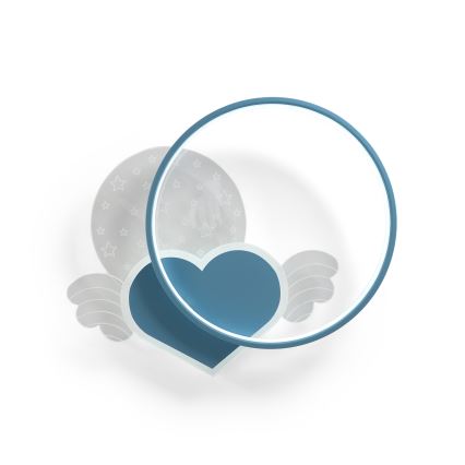 Brilagi - LED vaikiškas lubinis šviestuvas LOVE LED/48W/230V 3000/4500/6000K mėlynas