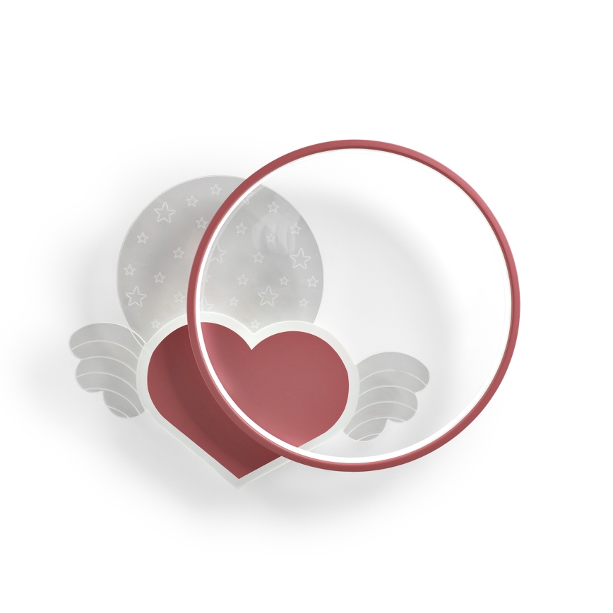 Brilagi - LED vaikiškas lubinis šviestuvas LOVE LED/48W/230V 3000/4500/6000K rožinė