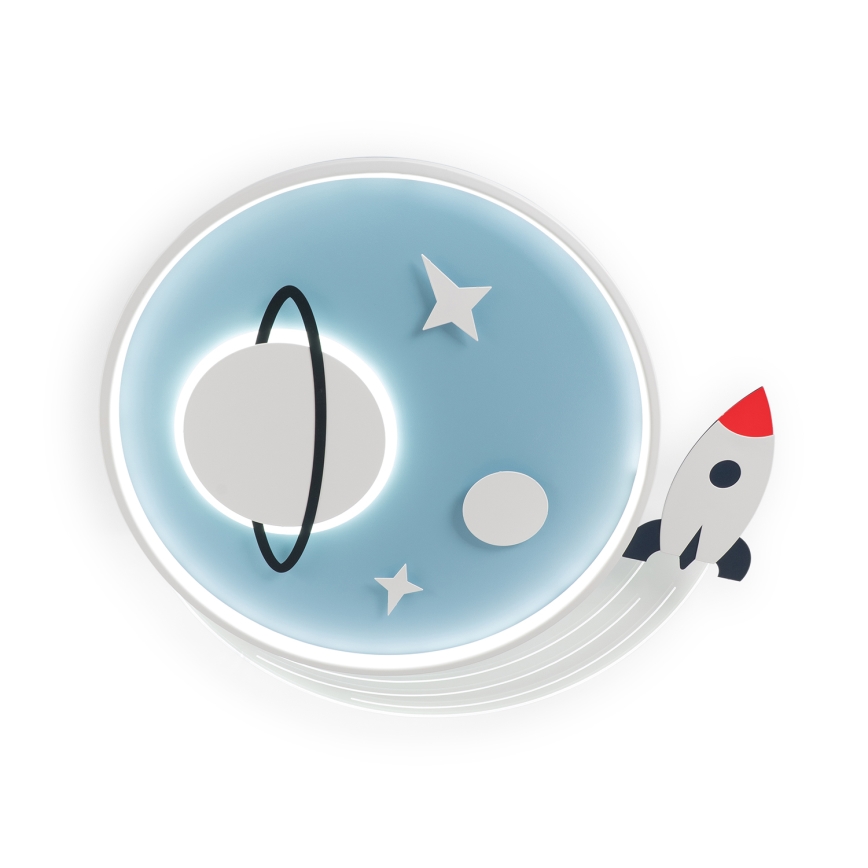 Brilagi - LED vaikų lubinis šviestuvas STARSHIP LED/64W/230V 3000/4500/6000K mėlynas