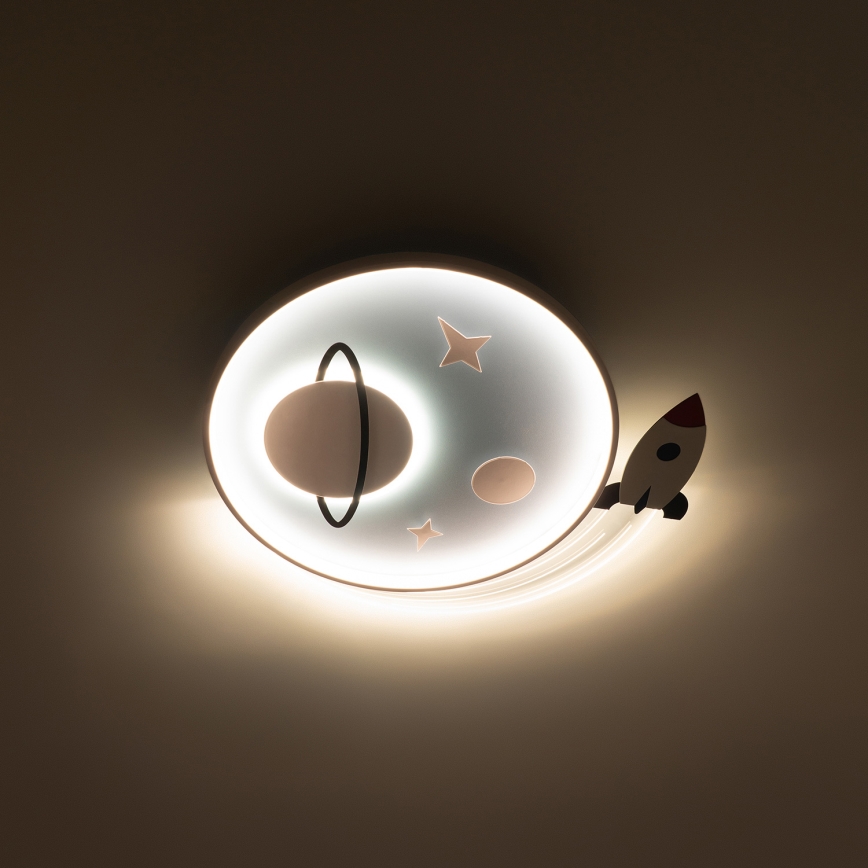 Brilagi -LED Vaikiškas lubinis šviestuvas STARSHIP LED/64W/230V 3000/4500K mėlynas