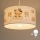 Brilagi - LED vaikiškas pakabinamas šviestuvas ant laido BOBO 1xE27/60W/230V, skersmuo 35 cm, balta/su meškiukais
