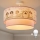 Brilagi - LED vaikiškas prigludęs lubinis šviestuvas BOBO 1xE27/60W/230V, skersmuo 40 cm, rožinė / fėjos