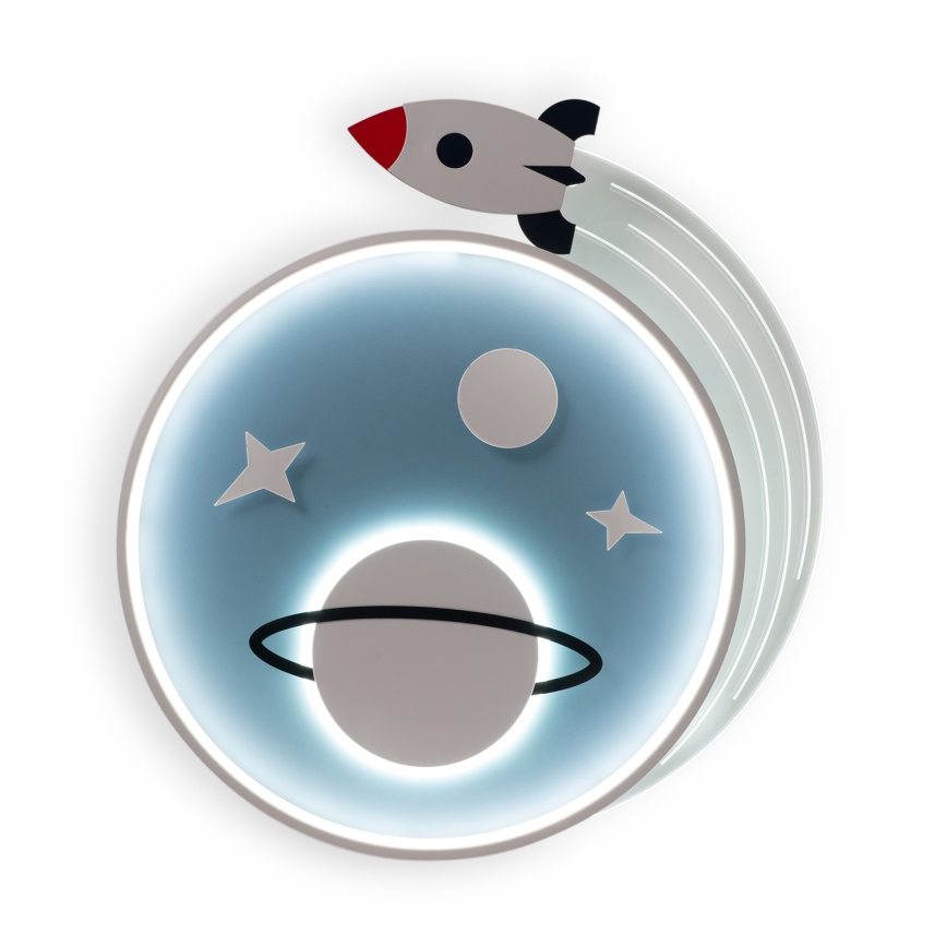 Brilagi - LED vaikiškas lubinis šviestuvas STARSHIP LED/64W/230V 3000/4500/6000K mėlynas