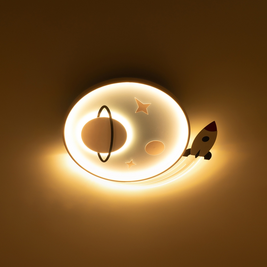 Brilagi - LED vaikiškas lubinis šviestuvas STARSHIP LED/64W/230V 3000/4500/6000K mėlynas