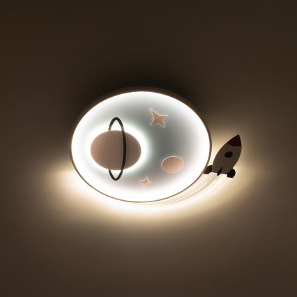 Brilagi - LED vaikiškas lubinis šviestuvas STARSHIP LED/64W/230V 3000/4500/6000K mėlynas