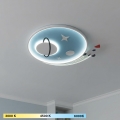 Brilagi -LED Vaikų lubinis šviestuvas STARSHIP LED/64W/230V 3000/4500K mėlynas
