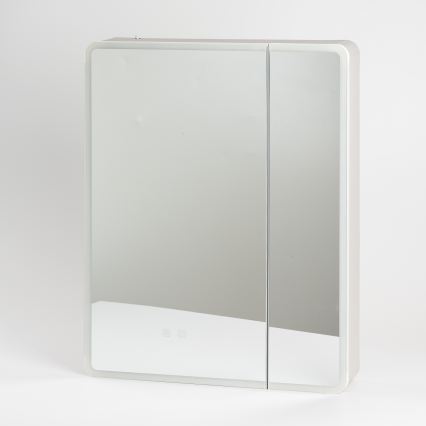 BRILAGI - LED veidrodinė vonios spintelė su apšvietimu BRONTE DOUBLE 60x75 cm