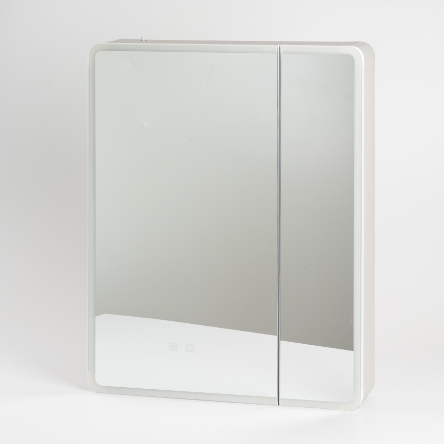 BRILAGI - LED veidrodinė vonios spintelė su apšvietimu BRONTE DOUBLE 60x75 cm