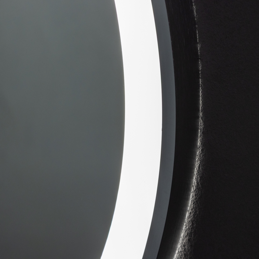 Brilagi - LED reguliuojamas vonios šildomas veidrodis su apšvietimu ALU PRO LED/18W/230V Ø 60 cm 3000/4000/6500K IP44 matinis chromas CRI 90