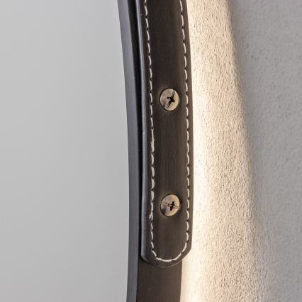 Brilagi - VERESE LED vonios veidrodis LED/19W/230V, skersmuo 60 cm, juodas, IP44, CRI 90, dimeriuojamas + CCT