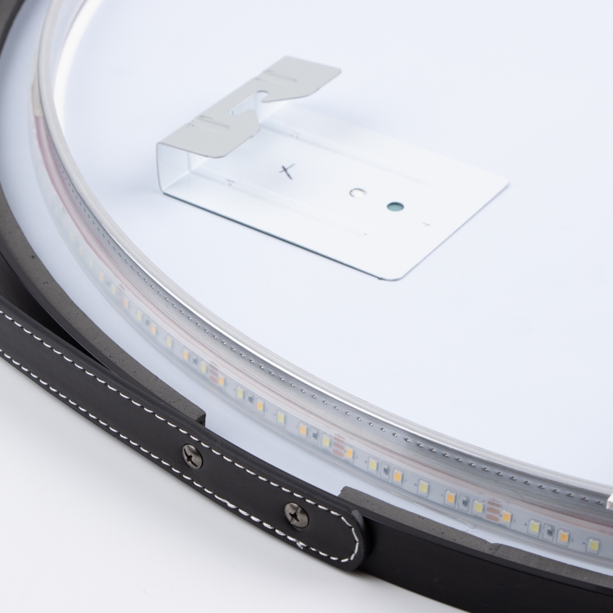 Brilagi - VERESE LED vonios veidrodis LED/19W/230V, skersmuo 60 cm, juodas, IP44, CRI 90, dimeriuojamas + CCT