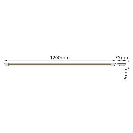 Brilagi - LED virtuvės šviestuvas, kabinamas po spintele AVERO LED/32W/230V 120 cm