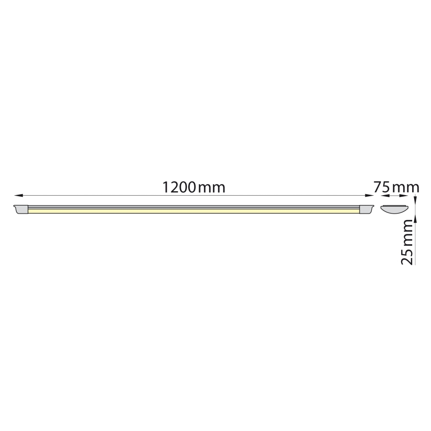 Brilagi - LED virtuvės šviestuvas, kabinamas po spintele AVERO LED/32W/230V 120 cm