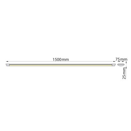 Brilagi - LED virtuvės šviestuvas, kabinamas po spintele AVERO LED/45W/230V 150 cm
