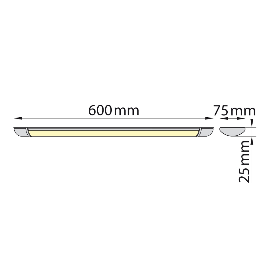 Brilagi - LED virtuvės šviestuvas, kabinamas po spintele LUMA LED/16W/230V 60 cm