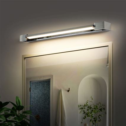 Brilagi - LED vonios veidrodžio apšvietimas AQUA LINE LED/18W/230V 60 cm IP44 blizgus chromas CRI 90