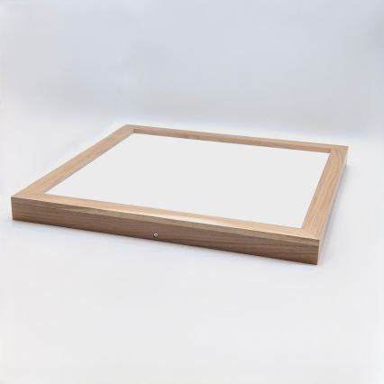 Brilagi - LED Lubų šviestuvas voniai WOODY FRAME LED/40W/230V 60x60 cm IP44 ąžuolas