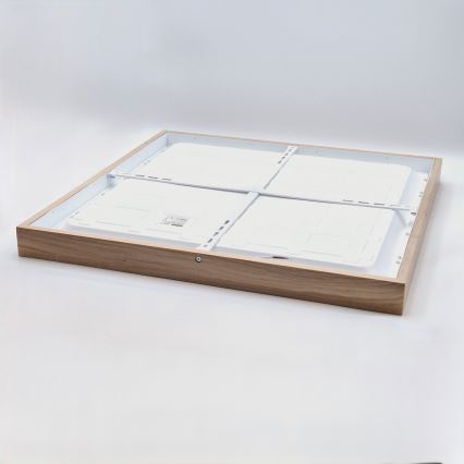 Brilagi - LED Lubų šviestuvas voniai WOODY FRAME LED/40W/230V 60x60 cm IP44 ąžuolas