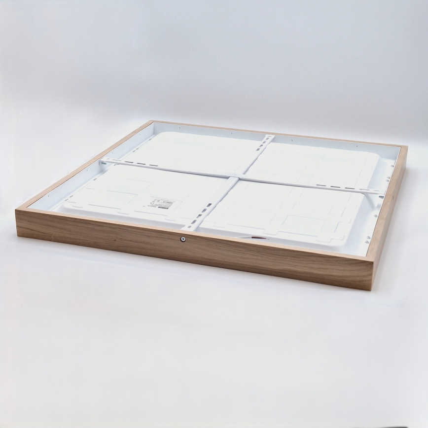 Brilagi - LED Lubų šviestuvas voniai WOODY FRAME LED/40W/230V 60x60 cm IP44 ąžuolas