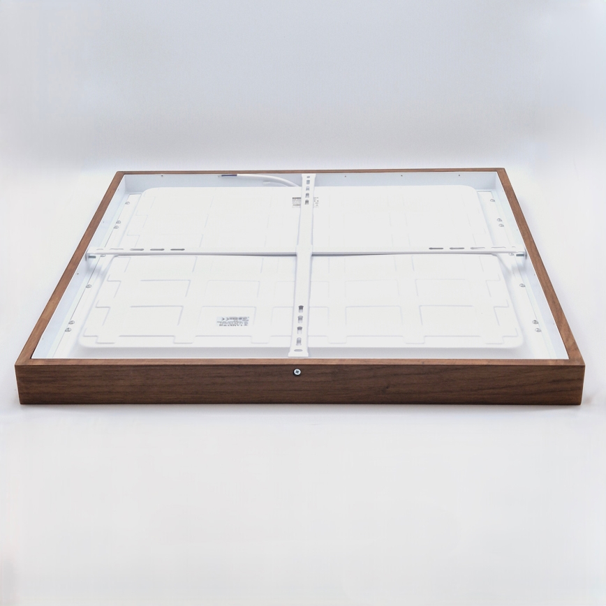 Brilagi - LED Lubinis šviestuvas voniai WOODY FRAME LED/50W/230V 60x60 cm IP44 ąžuolo vyšnia