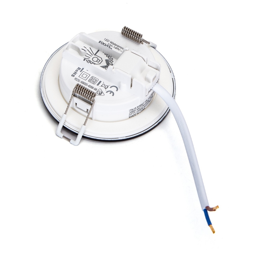 Brilagi - LED vonios kambario įleidžiamas lubinis šviestuvas LED/4,8W/230V 6000K juodas IP65