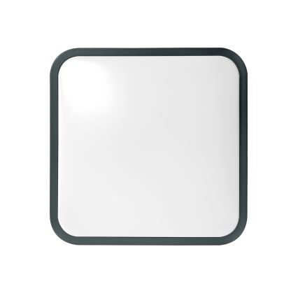 Brilagi - LED vonios kambario lubinis šviestuvas ZENNA LED/18W/230V 28,5x28,5 cm IP44 antracitas