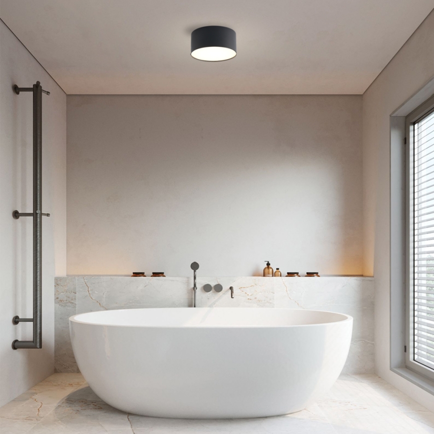 Brilagi - LED vonios kambario lubinis šviestuvas FORIS LED/14W/230V ø 12 cm juodas IP44