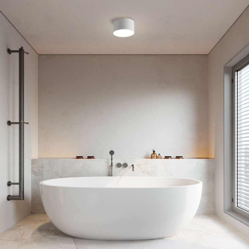 Brilagi - LED vonios kambario lubinis šviestuvas FORIS LED/9W/230V skers. 9 cm balta IP44