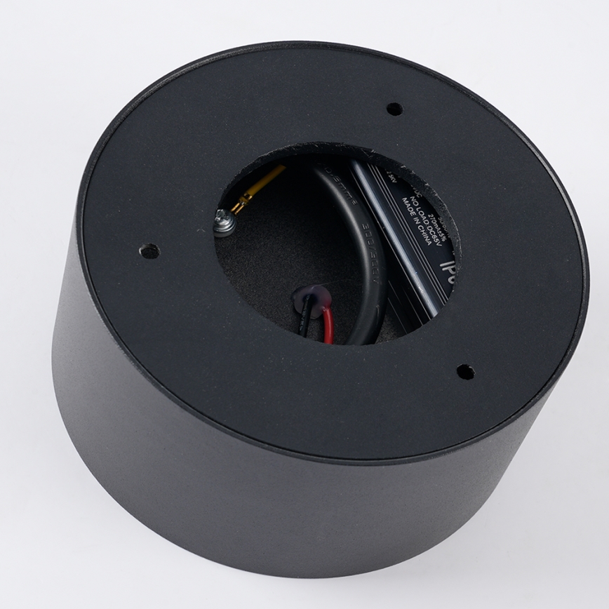 Brilagi - LED vonios kambario lubinis šviestuvas FORIS LED/9W/230V Ø 9 cm juodas IP44