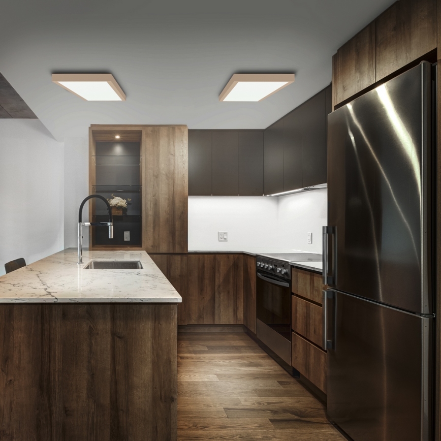 Brilagi - LED vonios kambario lubinis šviestuvas FRAME LED/50W/230V 120x30 cm IP44 smėlio spalvos