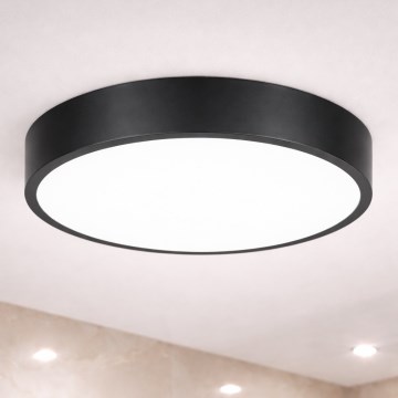 Brilagi - LED vonios kambario lubinis šviestuvas POOL LED/36W/230V 3000/4000/5500K skersmuo 40 cm IP54 juodas