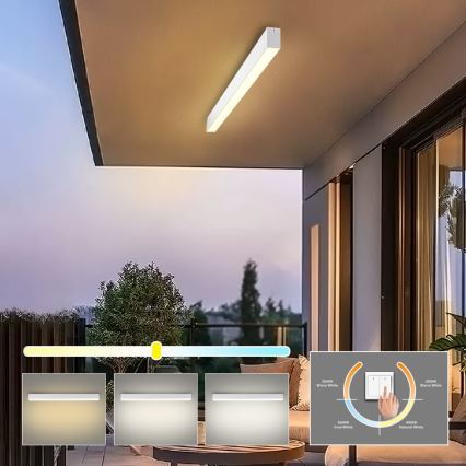 Brilagi - LED vonios lubinis šviestuvas SLEEKLINE LED/40W/230V 3000/4500/6000K balta IP44