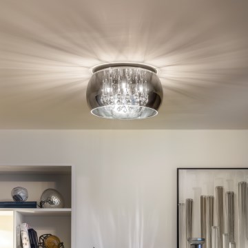 Brilagi - LED vonios kambario lubinis šviestuvas su jutikliu VESTAS LED/45W/230V skersmuo 48 cm 3000K IP54